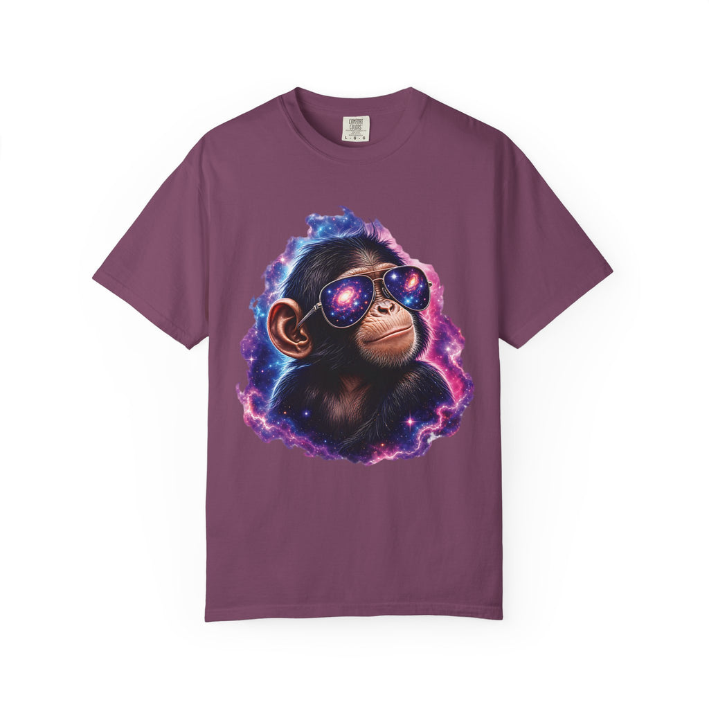 Cosmic Chimp Comfort Colors T-Shirt – Funny Space Monkey Graphic Tee
