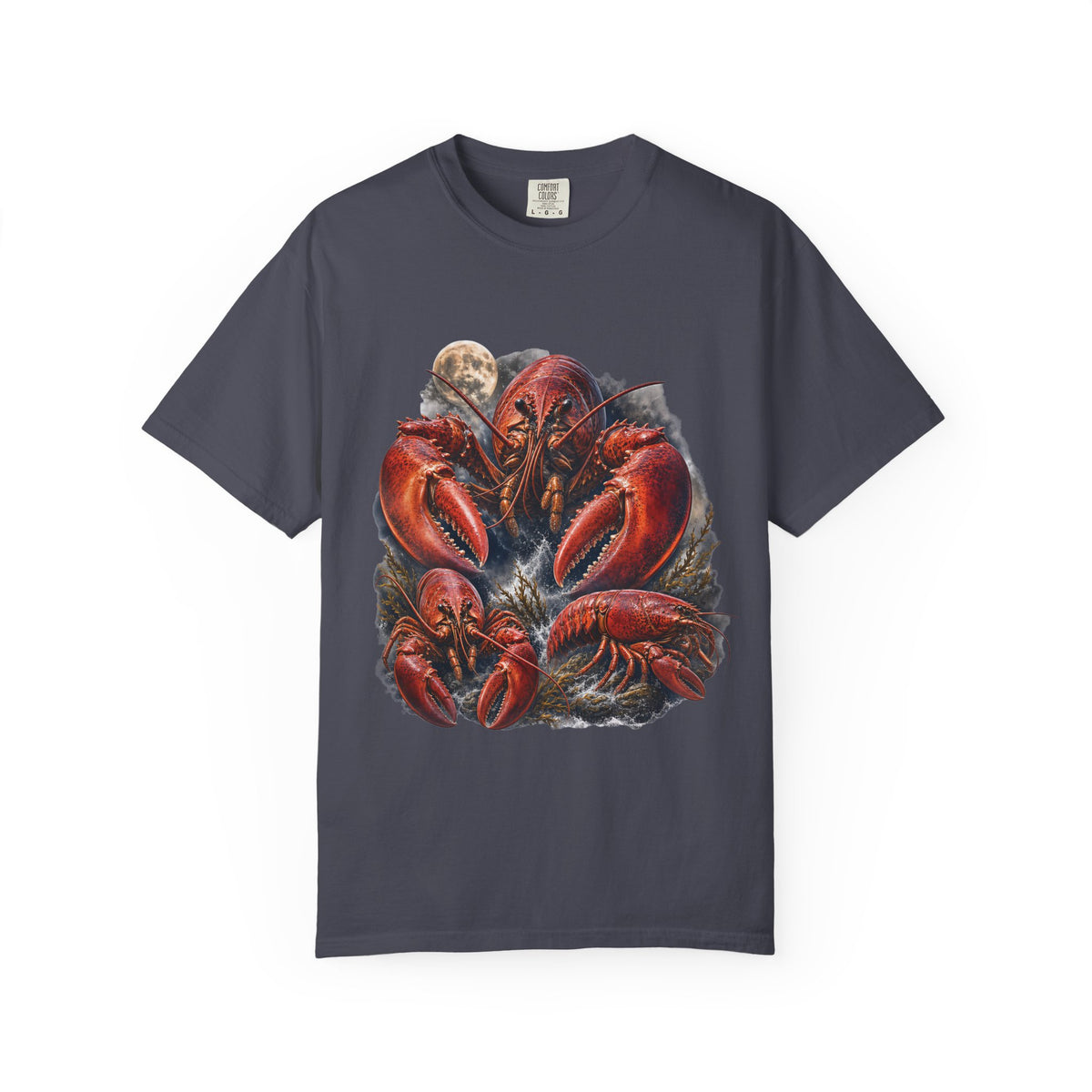 Lobster Moon Comfort Colors T-Shirt – Vintage Coastal Graphic Tee