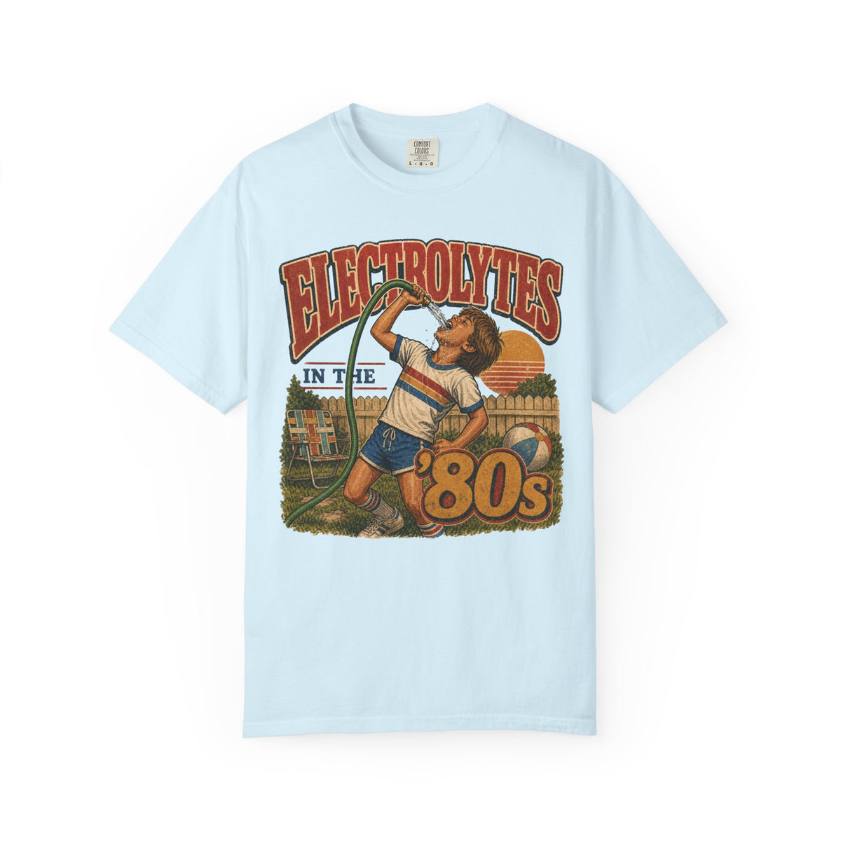 Electrolytes in the ’80s Comfort Colors T-Shirt – Retro 80s Summer Graphic Tee