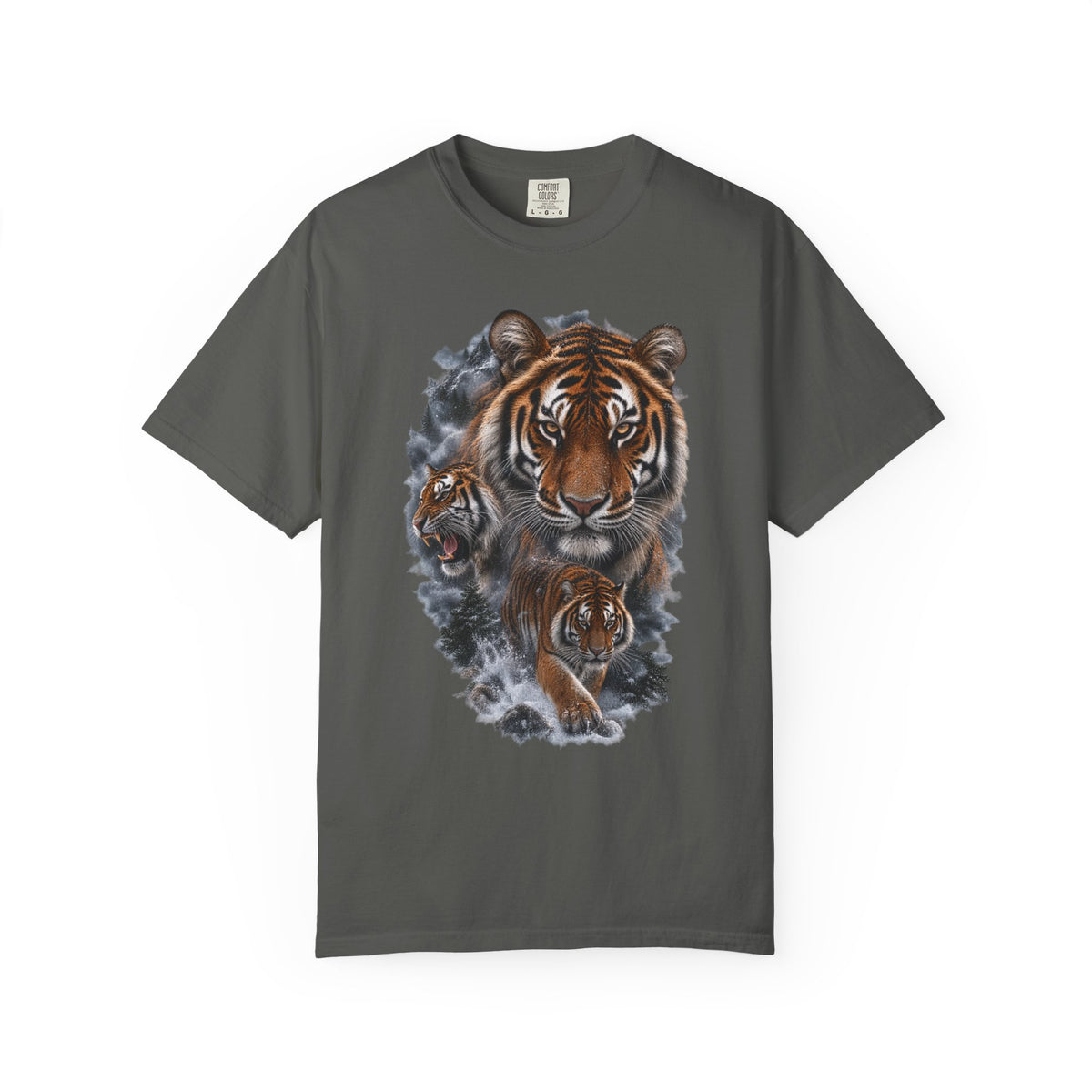 Tiger Moon Comfort Colors T-Shirt – Vintage Big Cat Graphic Tee
