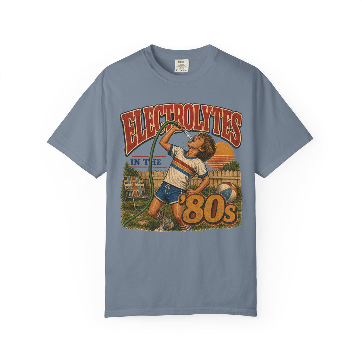 Electrolytes in the ’80s Comfort Colors T-Shirt – Retro 80s Summer Graphic Tee