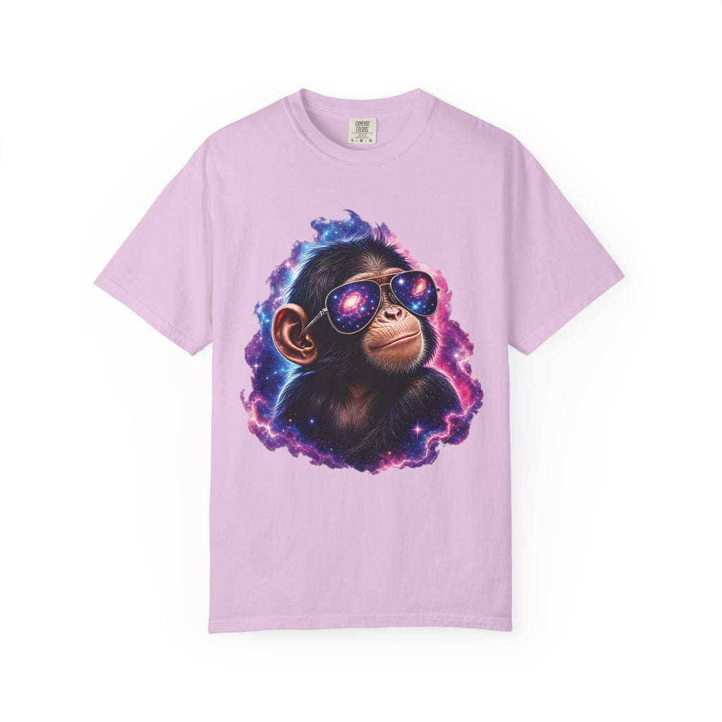 Cosmic Chimp Comfort Colors T-Shirt – Funny Space Monkey Graphic Tee