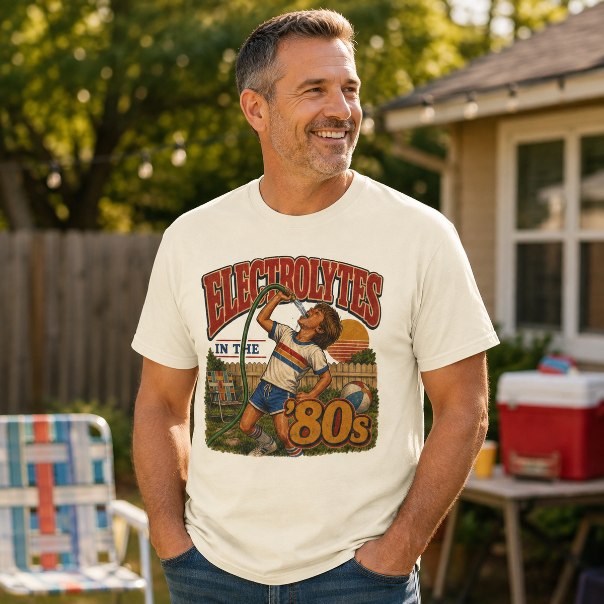 Electrolytes in the ’80s Comfort Colors T-Shirt – Retro 80s Summer Graphic Tee