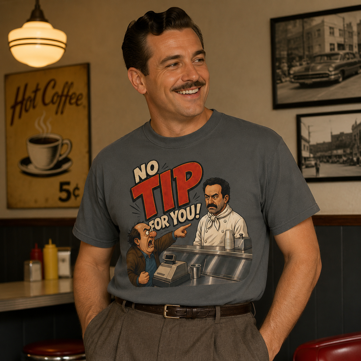 No Tip for You! Comfort Colors T-Shirt – Funny Diner Graphic Tee