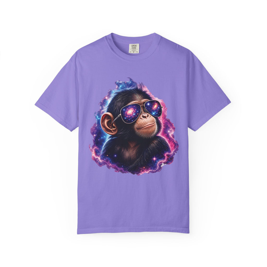Cosmic Chimp Comfort Colors T-Shirt – Funny Space Monkey Graphic Tee