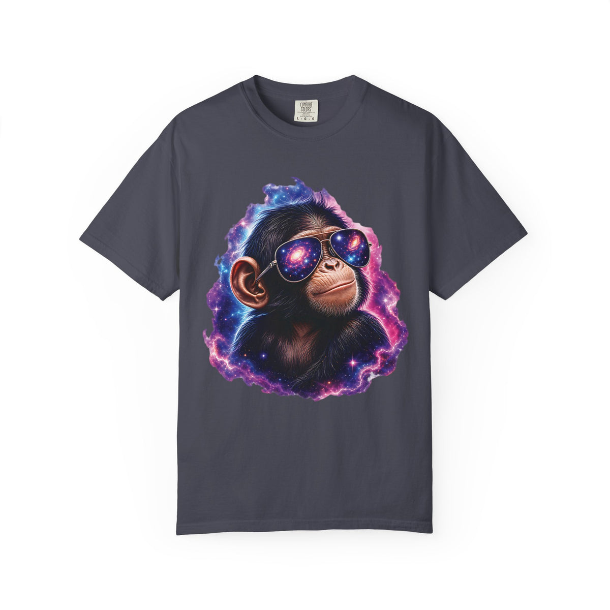 Cosmic Chimp Comfort Colors T-Shirt – Funny Space Monkey Graphic Tee