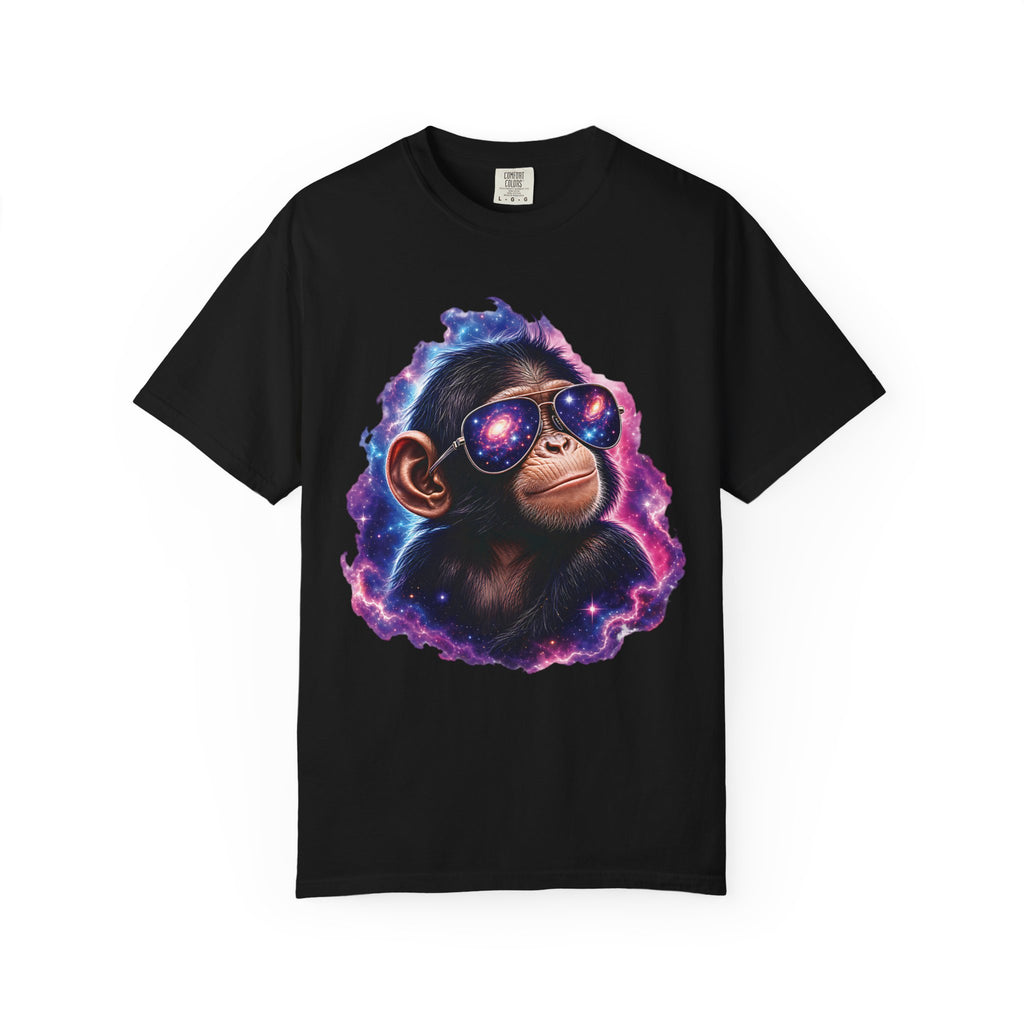Cosmic Chimp Comfort Colors T-Shirt – Funny Space Monkey Graphic Tee
